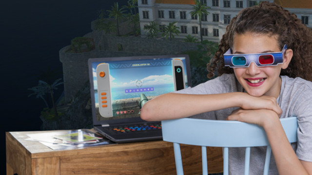 Kind met 3d bril
